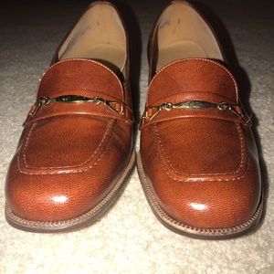 [vintage] chunky heeled loafer
